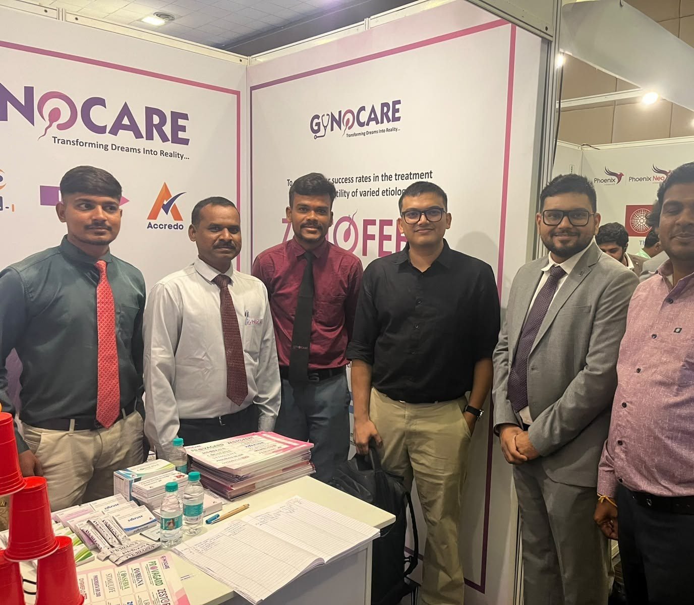 At the GynoCare stand