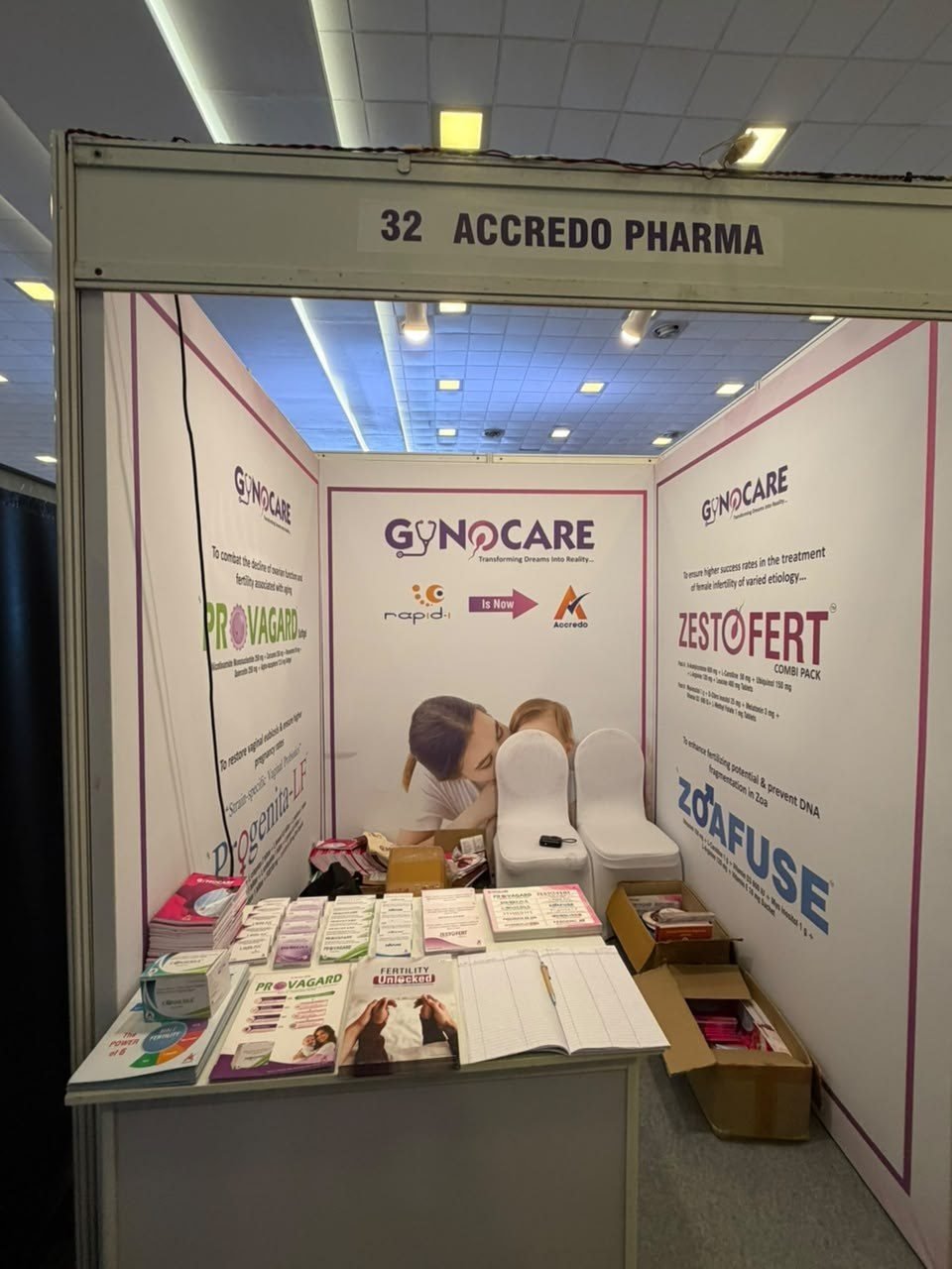 Our stand at a conference