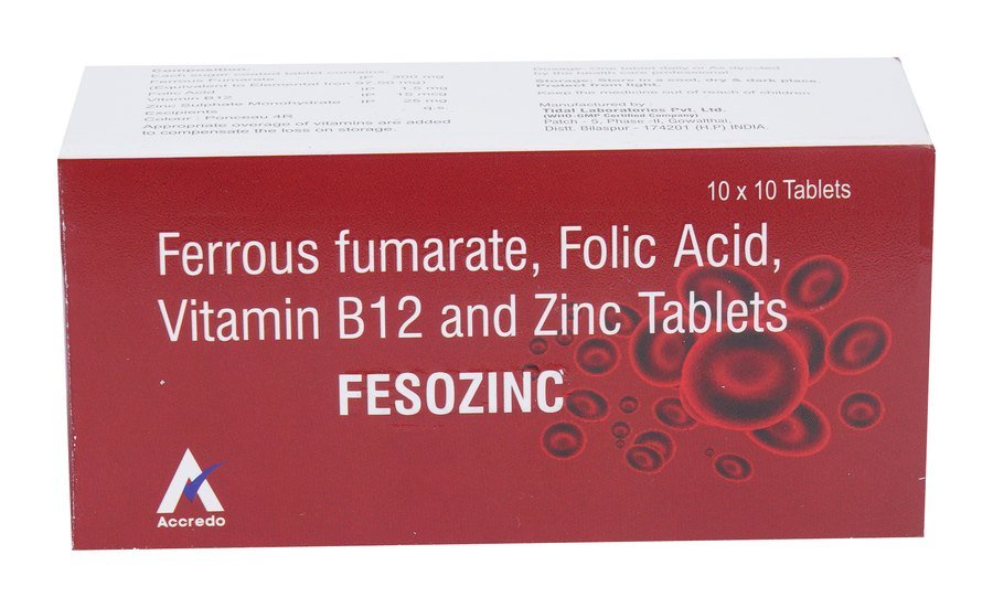 Fesozinc pack
