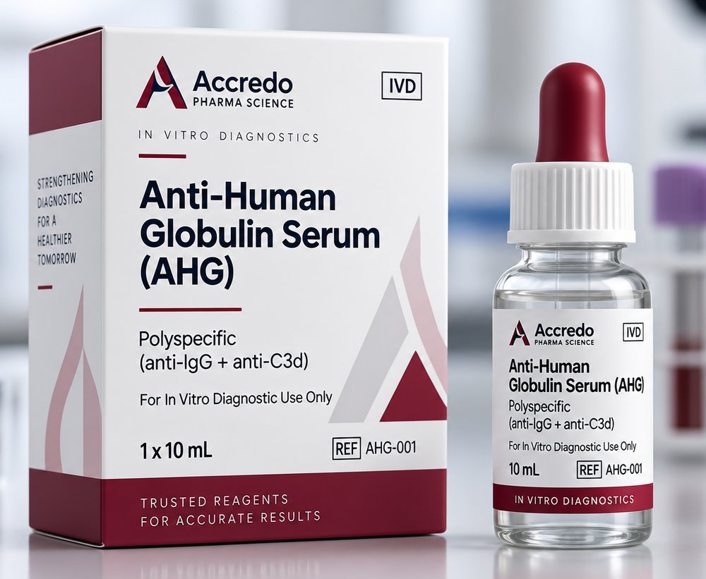 Anti-Human Globulin Serum (AHG) pack, 1 x 10 mL